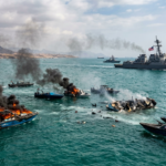 US Destroys 7 Iranian Boats in Strait of Hormuz Clash in the Strait of Hormuz